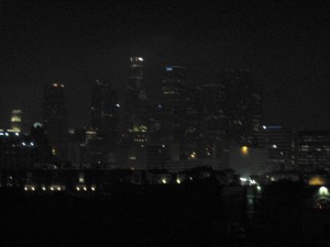 Blurry LA Skyline Blurry LA Skyline